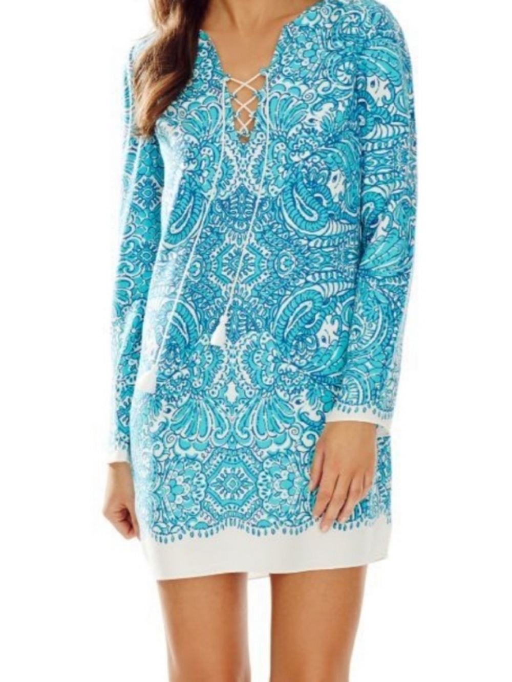 Lilly Pulitzer Ashby Tunic Dress in Tipsy Tusks SZ XS EUC